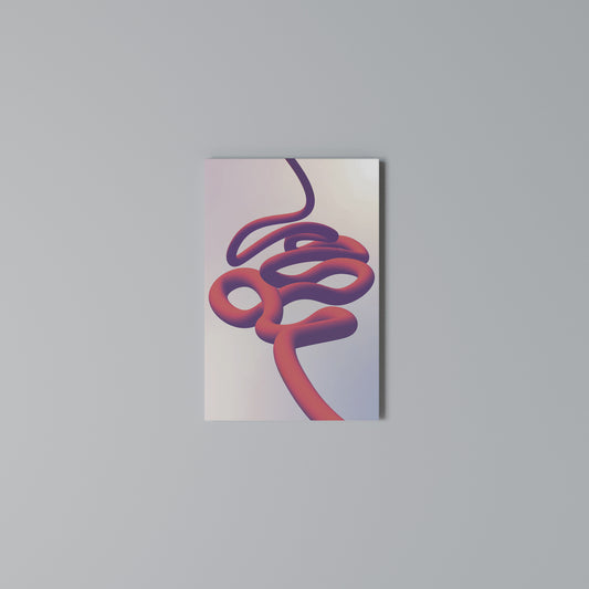 INFINITY WIRE Stampa su Tela Verticale