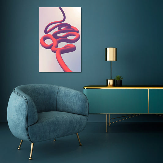 INFINITY WIRE Vertical Canvas Print