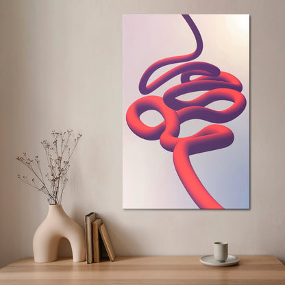 INFINITY WIRE Stampa su tela verticale