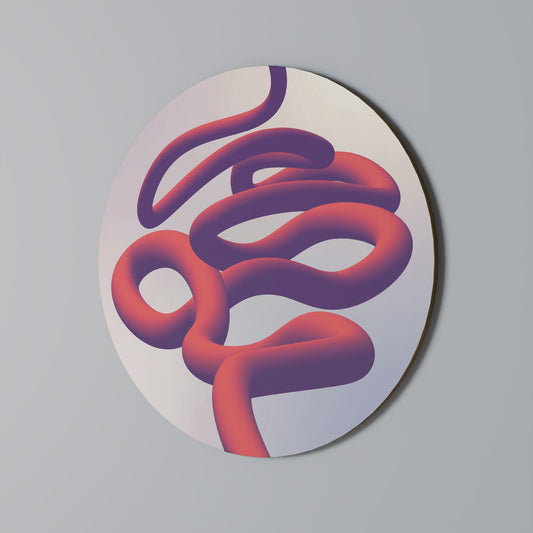 INFINITY WIRE Round Wall Art