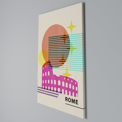 ROMAN SPARKLE Stampa su Tela Verticale