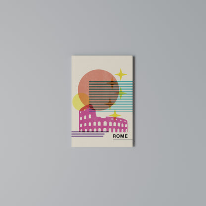ROMAN SPARKLE Stampa su Tela Verticale