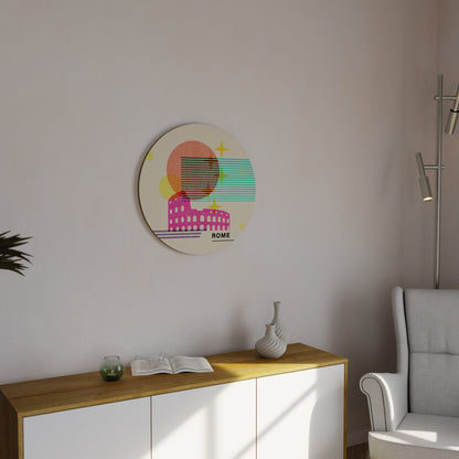 ROMAN SPARKLE Round Wall Art