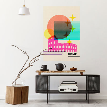 Poster verticale staccabile e attaccabile ROMAN SPARKLE