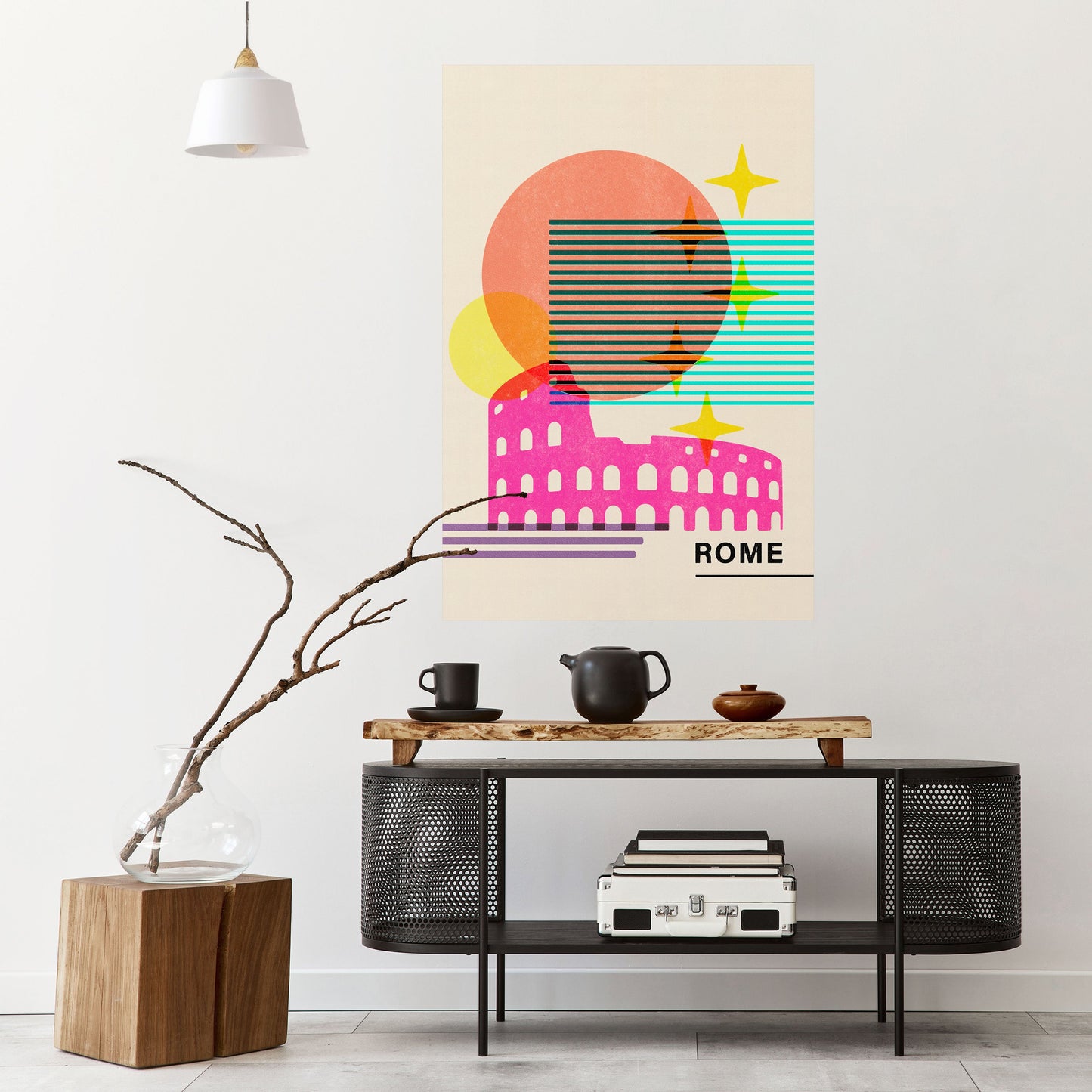 Poster verticale staccabile e attaccabile ROMAN SPARKLE