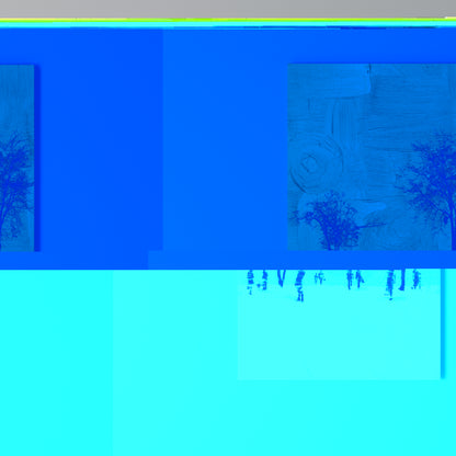 ERASED IN TIME Stampa su Tela Verticale