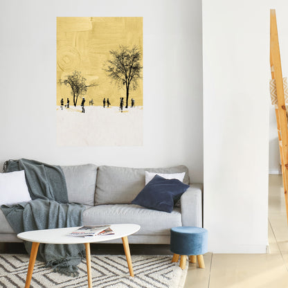 Poster verticale staccabile e attaccabile CANCELLATO NEL TEMPO