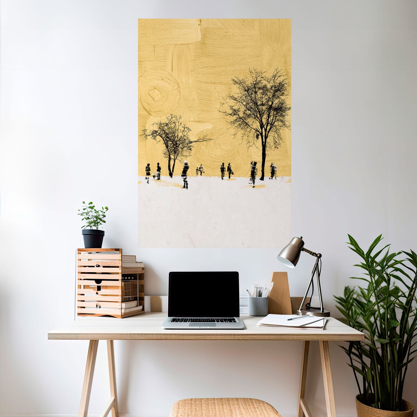 Poster verticale staccabile e attaccabile CANCELLATO NEL TEMPO