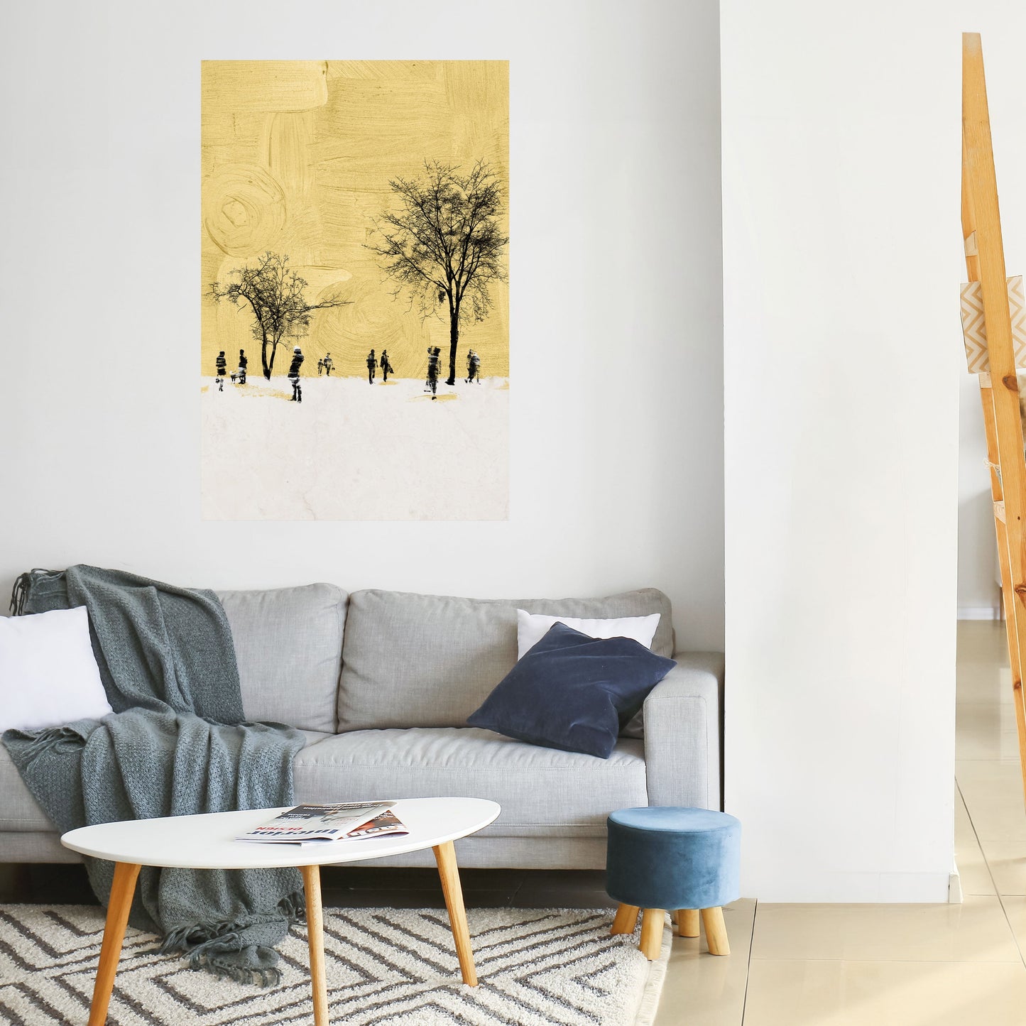 Poster verticale staccabile e attaccabile CANCELLATO NEL TEMPO