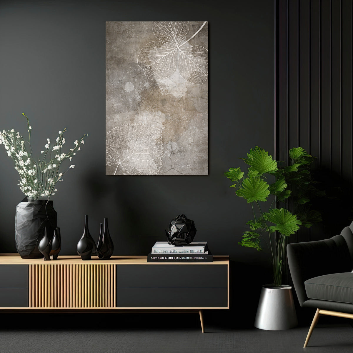 FAIR NERVATION Vertical Canvas Print