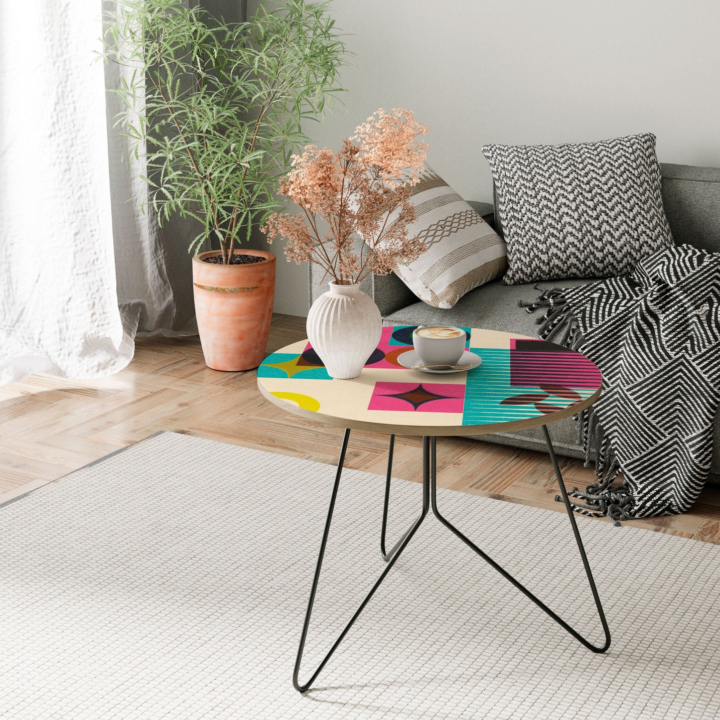 FORM VARIETY Large Coffee Table