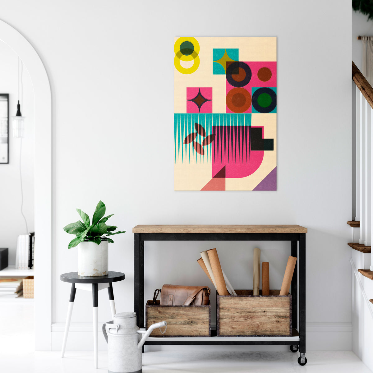 FORM VARIETY Vertical Canvas Print