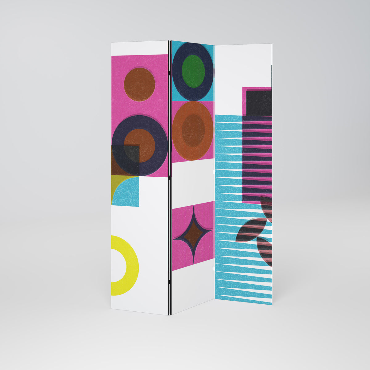 FORM VARIETY Decorative 3-Panel Room Divider