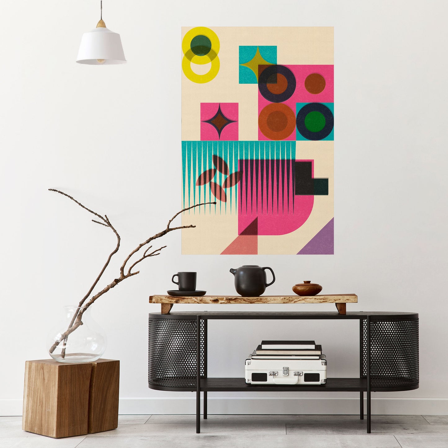 VARIETÀ DI FORMA Poster verticale staccabile e attaccabile