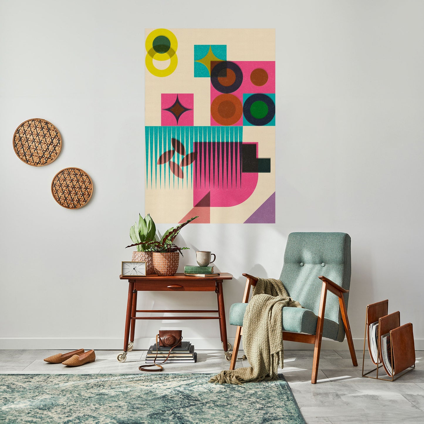 VARIETÀ DI FORMA Poster verticale staccabile e attaccabile