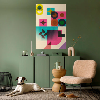 VARIETÀ DI FORMA Poster verticale staccabile e attaccabile