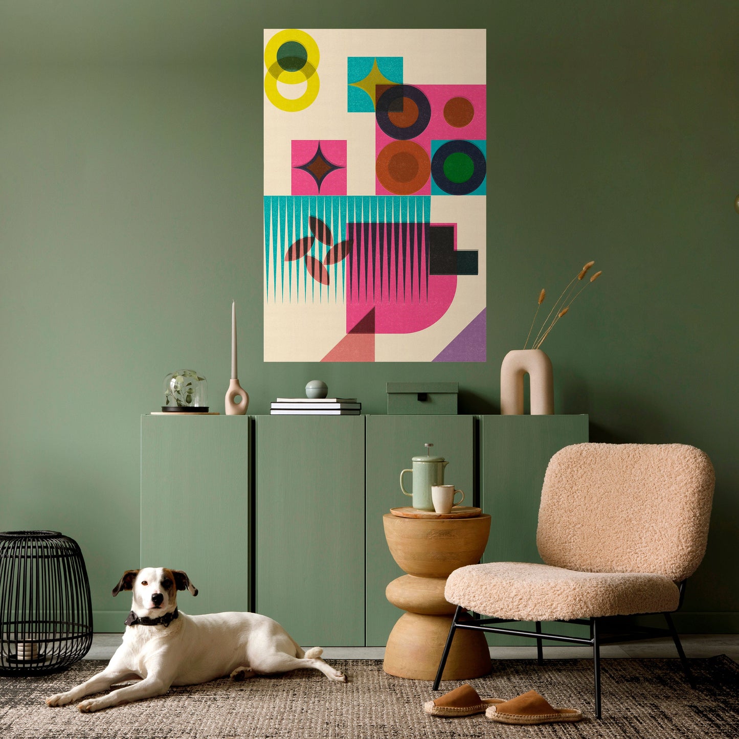 VARIETÀ DI FORMA Poster verticale staccabile e attaccabile