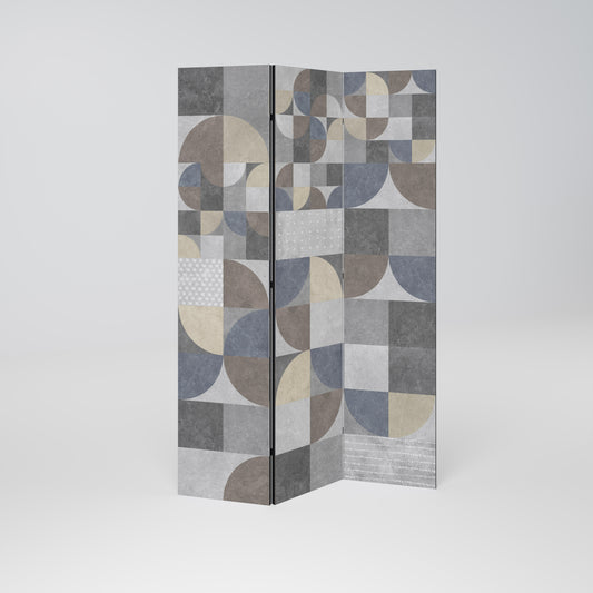 A PIECE OF SHAPE Decorative 3-Panel Room Divider