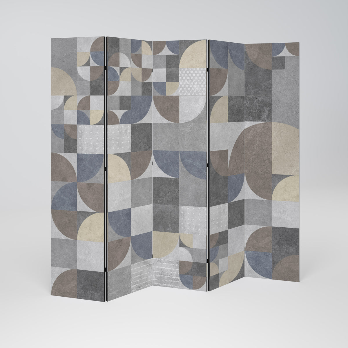 A PIECE OF SHAPE Paravento Decorativo a 5 Pannelli