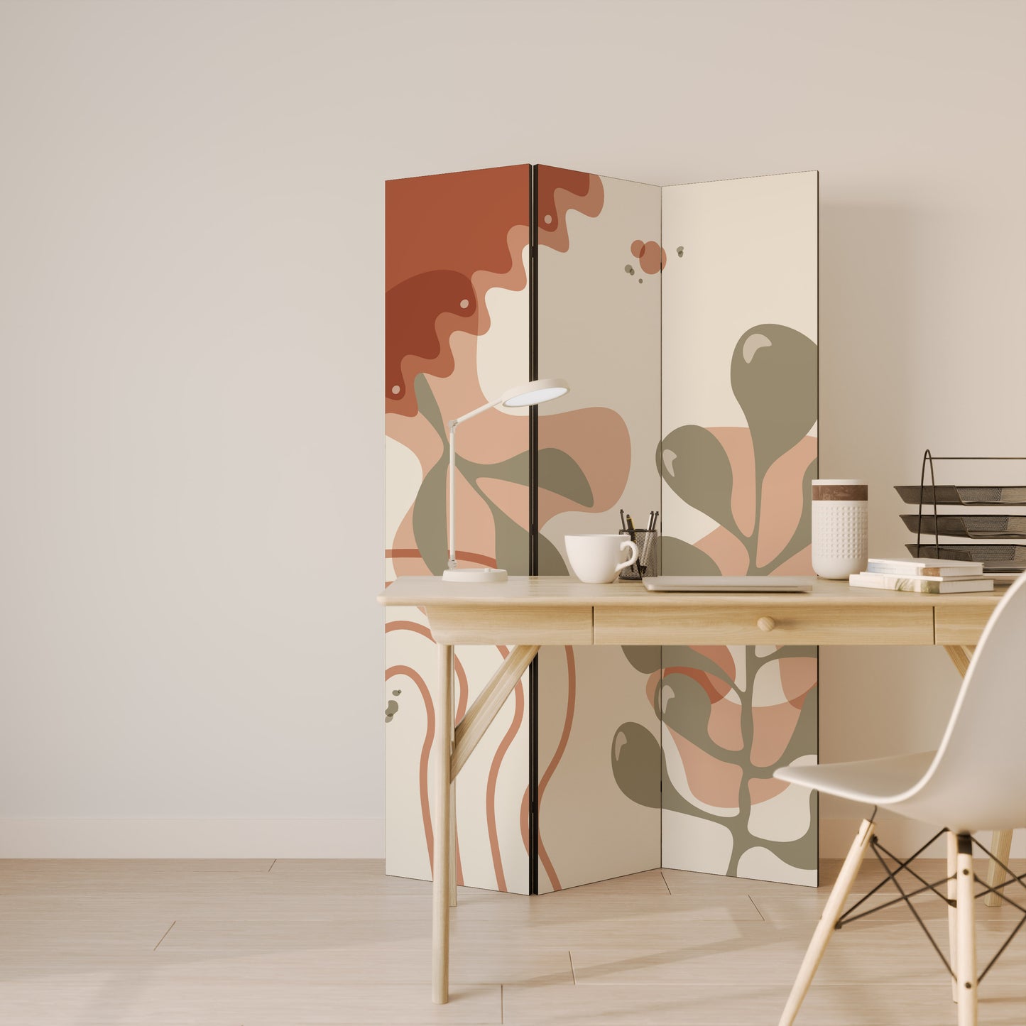 ARTISTRY AURA Divisorio decorativo per ambienti a 3 pannelli