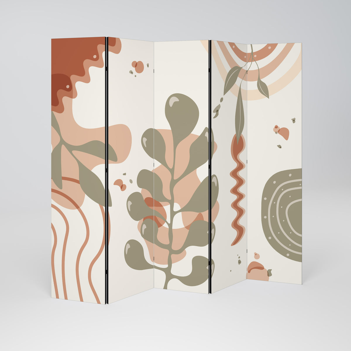 ARTISTRY AURA Decorative 5-Panel Room Divider