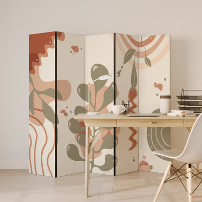 ARTISTRY AURA Divisorio decorativo per ambienti a 5 pannelli
