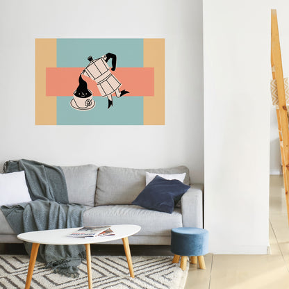 Poster orizzontale stacca e attacca POWER ESPRESSO