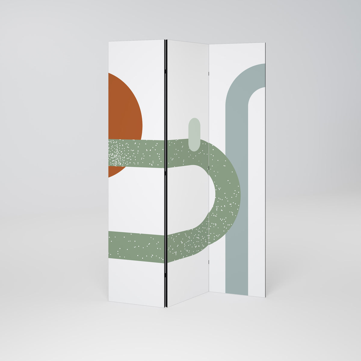 INFINITY'S EMBRACE Paravento Decorativo a 3 Pannelli