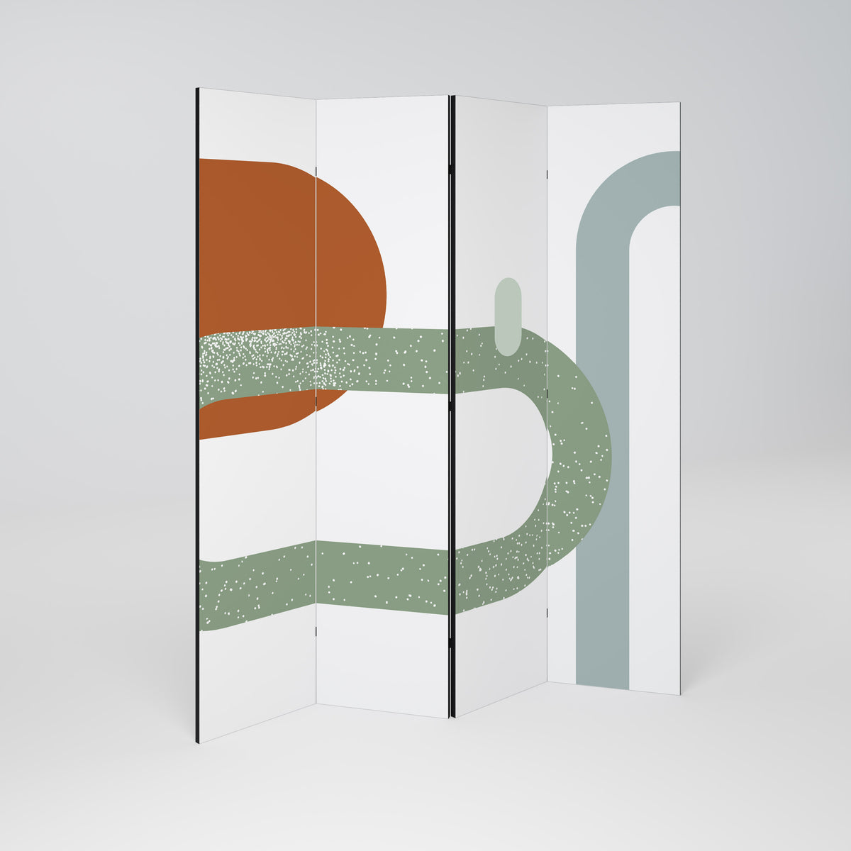 INFINITY'S EMBRACE Paravento Decorativo a 4 Pannelli