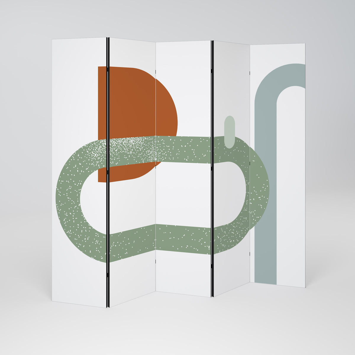 INFINITY'S EMBRACE Decorative 5-Panel Room Divider