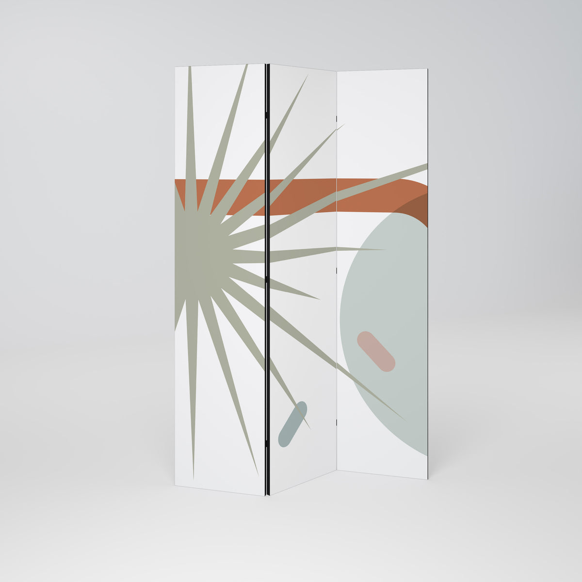 SHAPESHIFT FUSION Decorative 3-Panel Room Divider