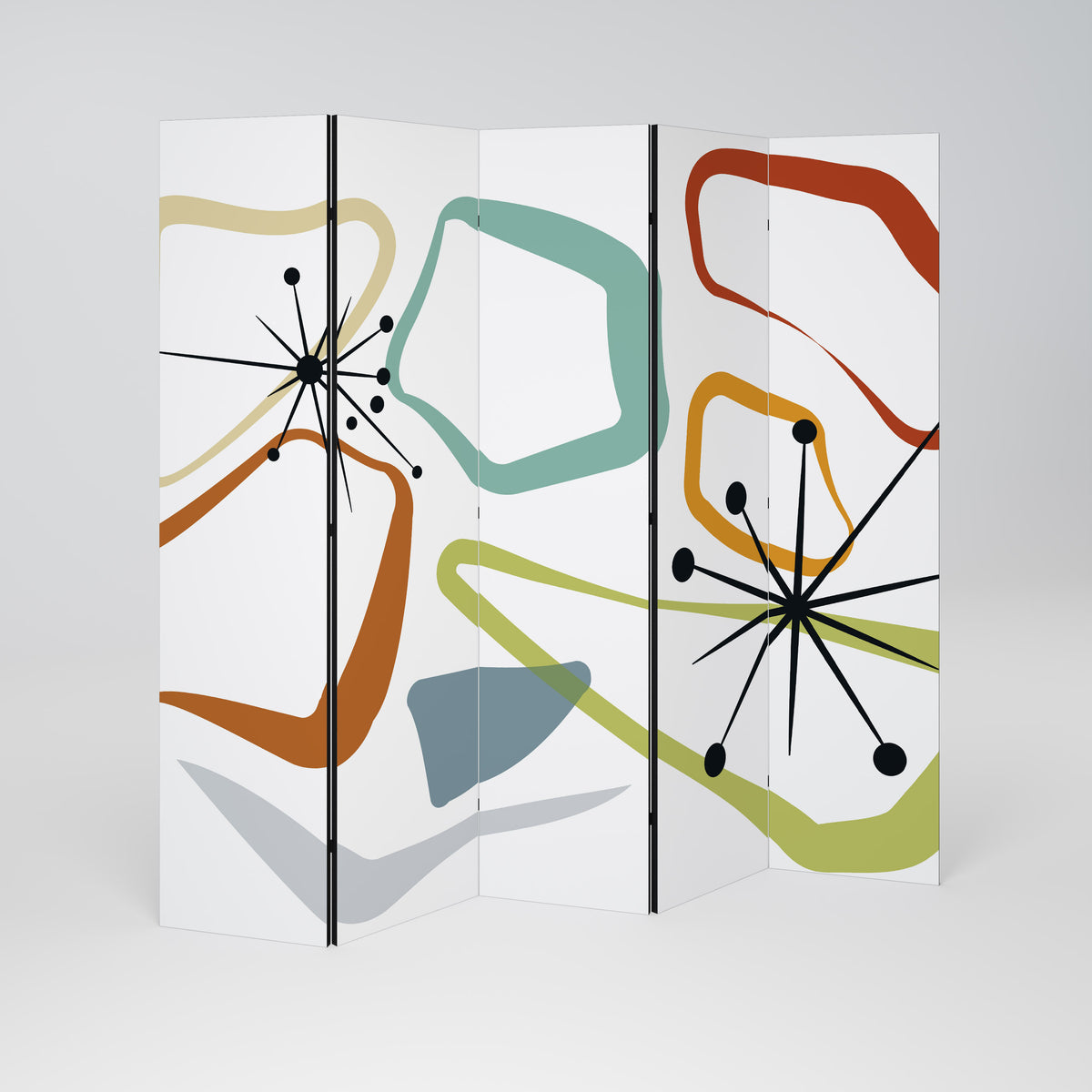 INTO THE RIM Decorative 5-Panel Room Divider