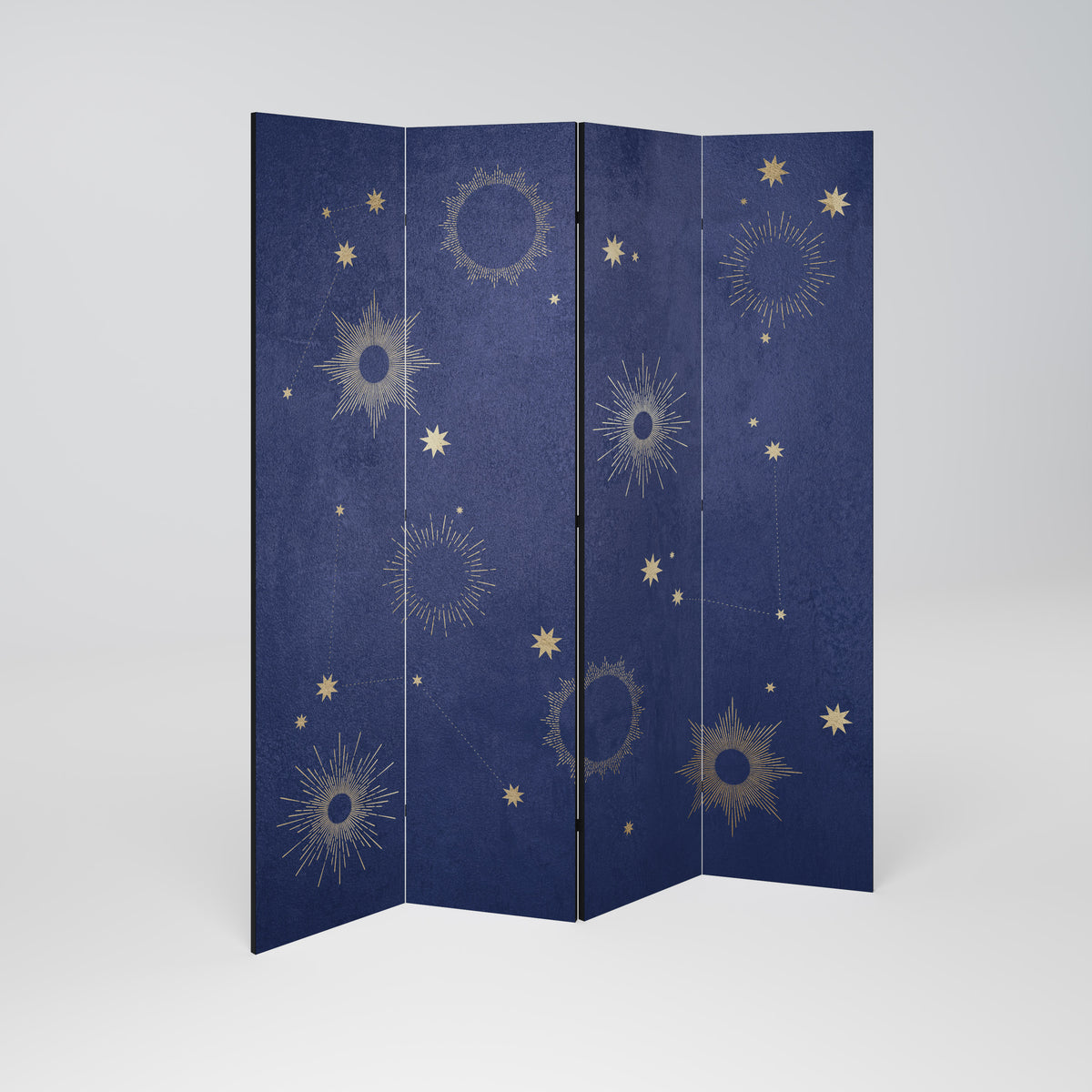 MIDNIGHT PATH Paravento Decorativo a 4 Pannelli
