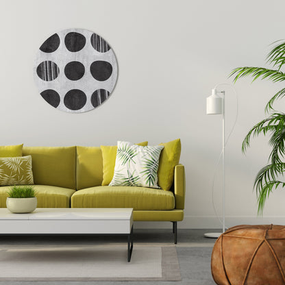 GHOSTLY GRADIENTS Round Wall Art