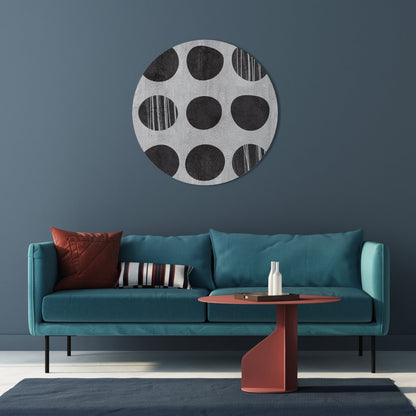 GHOSTLY GRADIENTS Round Wall Art
