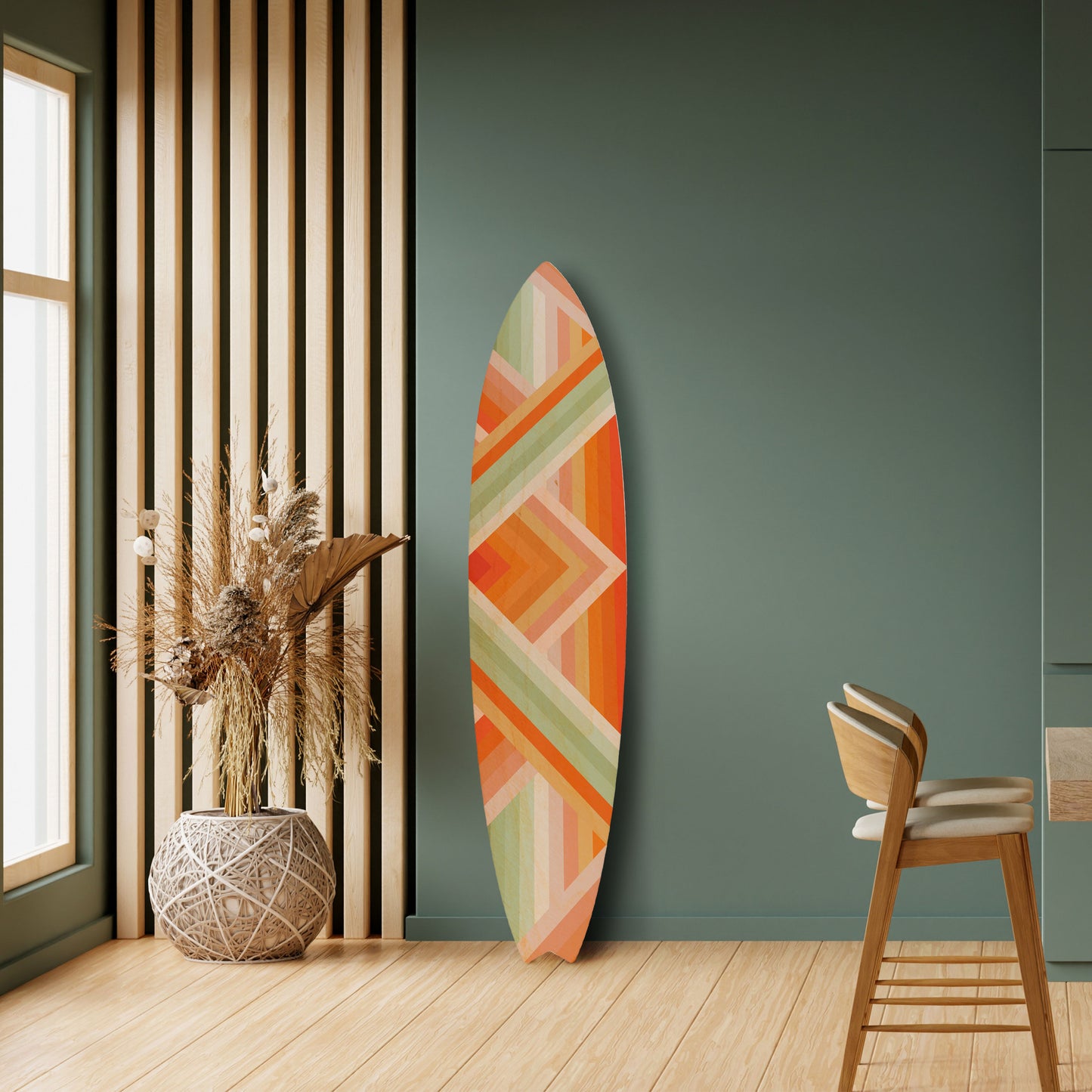 GRADIENT PICKS Decorative Plywood Surfboard