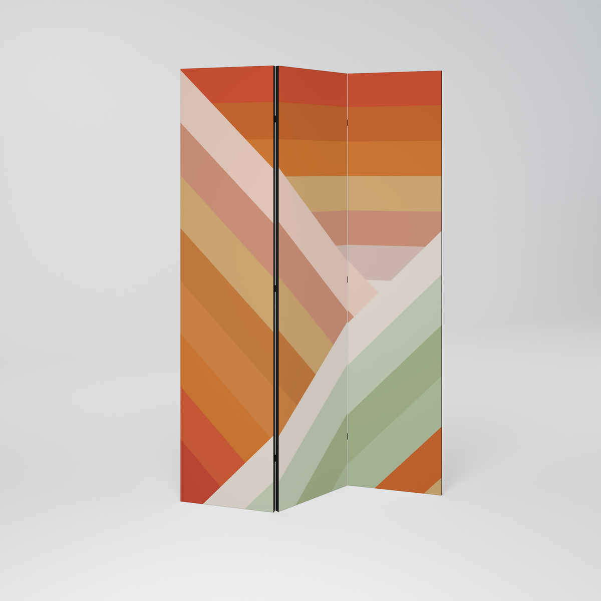 GRADIENT PICKS Paravento Decorativo a 3 Pannelli