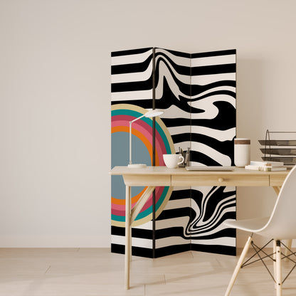 SPECTRA SHOWCASE Divisorio decorativo per ambienti a 3 pannelli
