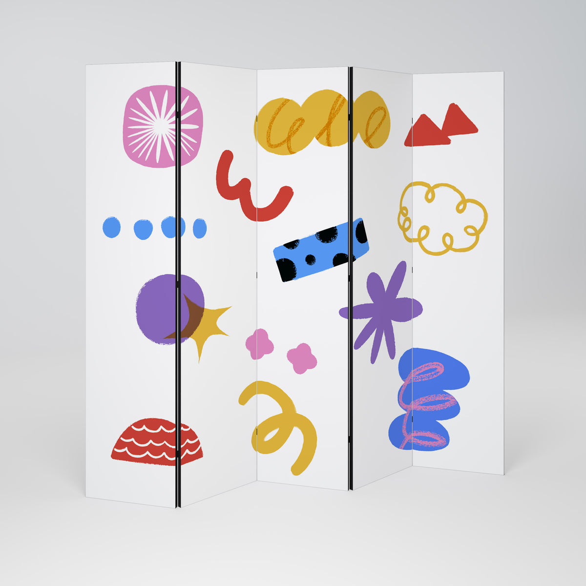 DREAMY MOOD Paravento Decorativo a 5 Pannelli