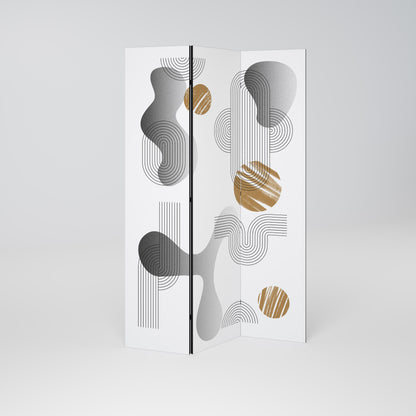 CLEAR CREATIONS Divisorio decorativo per ambienti a 3 pannelli