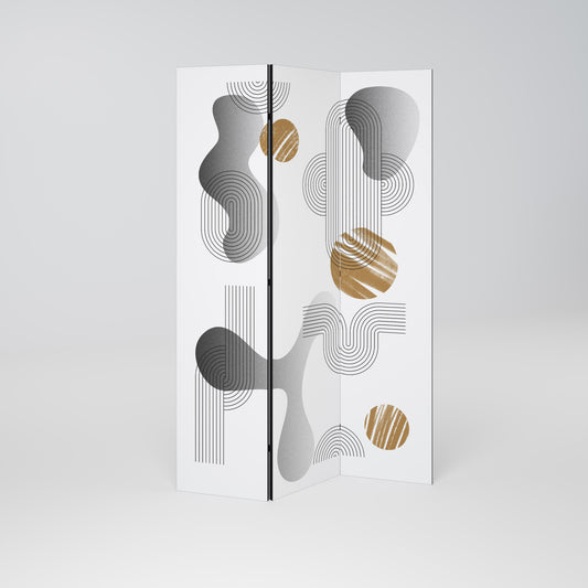 CLEAR CREATIONS Divisorio decorativo per ambienti a 3 pannelli