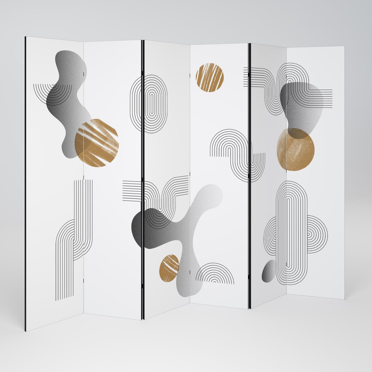 CLEAR CREATIONS Divisorio decorativo per ambienti a 6 pannelli