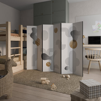 CLEAR CREATIONS Divisorio decorativo per ambienti a 6 pannelli