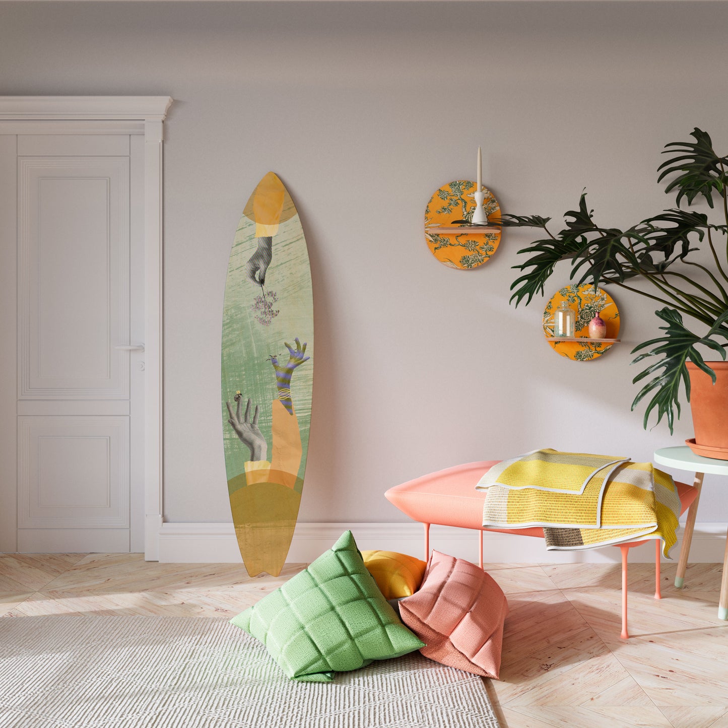 EARTH ELEMENTS Surfboard Decorative Panel