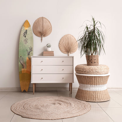 EARTH ELEMENTS Decorative Plywood Surfboard