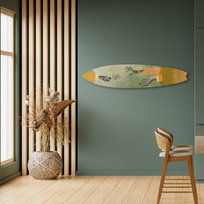 EARTH ELEMENTS Decorative Plywood Surfboard