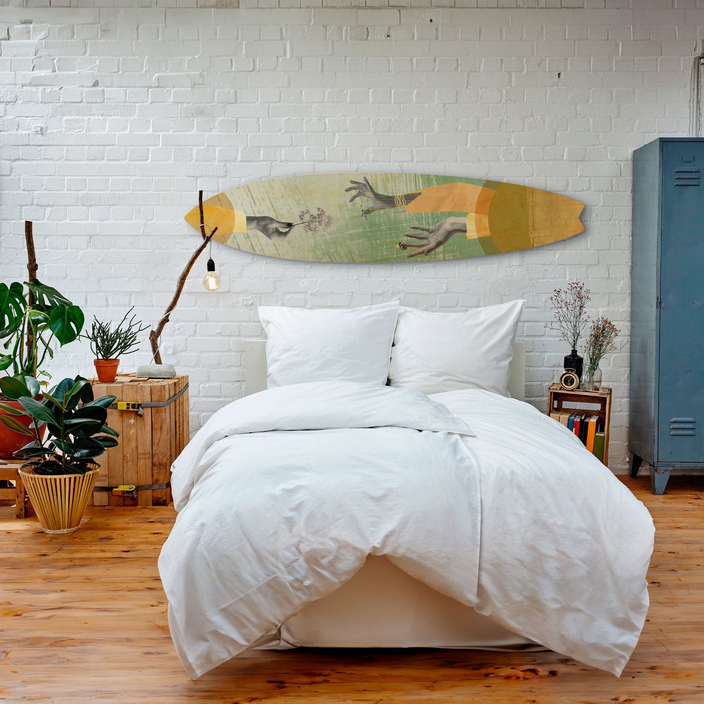 EARTH ELEMENTS Decorative Plywood Surfboard