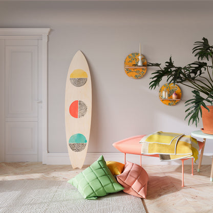 SUNNY TREASURE Surfboard Decorative Panel