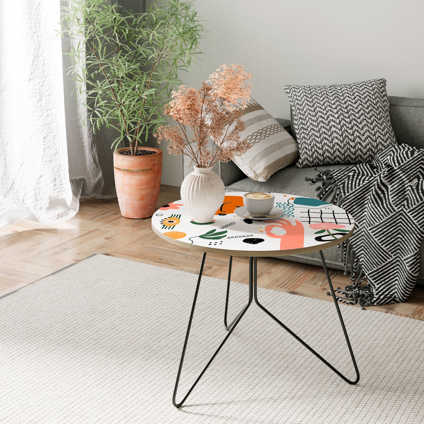 Tavolino da caffè grande MATISSE WHIMSY