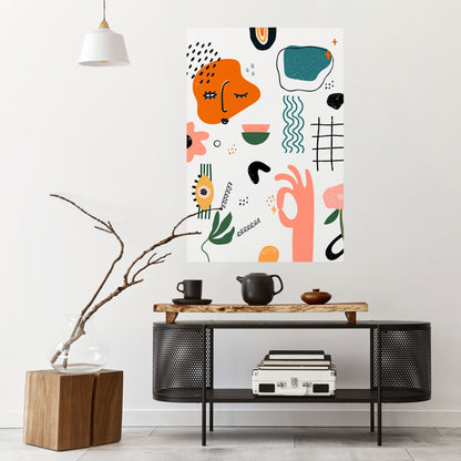 Poster verticale staccabile e attaccabile MATISSE WHIMSY